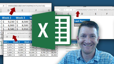 [100% Off] Microsoft Excel Advanced Functions with INDEX and MATCH