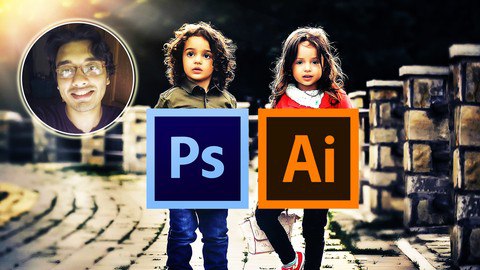 [41 HOUR] Photoshop and Illustrator MasterCourse : 100+ Projects