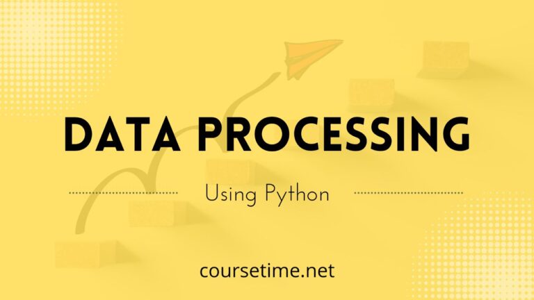 [29 HOUR] Data Processing Using Python